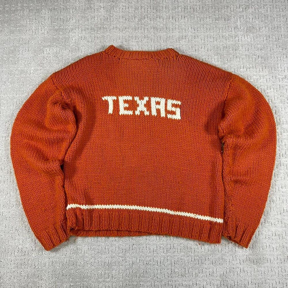 American-vintage Women's Orange and Brown Jumper